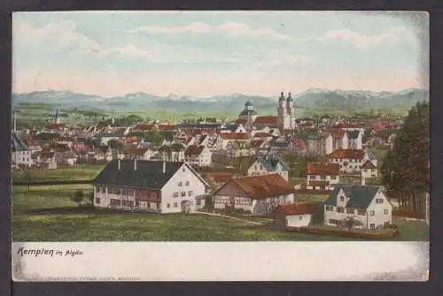 Ansichtskarte Kempten Allgäu Bayern 1905 Böserscheidegg