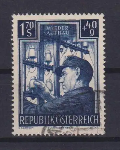 Österreich 963 Wiederaufbau Höchstwert 1951 Luxus gestempelt KatWert 20,00