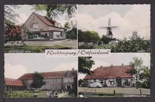 Ansichtskarten Rechtsupweg Niedersachsen Ostfriesland Auto Oldtimer Käfer