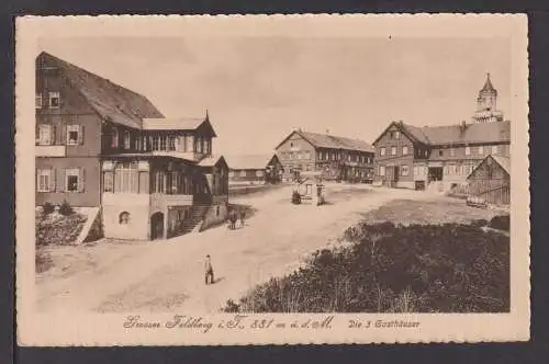 Ansichtskarte Großer Feldberg Taunus Hessen 3 Gasthäuser