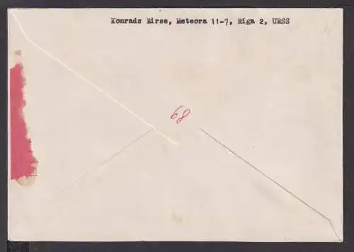 Briefmarken Russland Europa Brief Block 1971 Keml