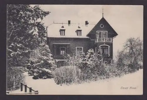 Deutsches Reich Ansichtskarte Aubach Baden-Württemberg Unser Haus nach Giessen