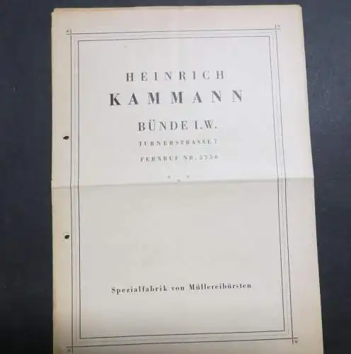 Bünde schönes Heimatlos von ca. 68 alter Rechnungen + Menukarten ca. 1903-1958