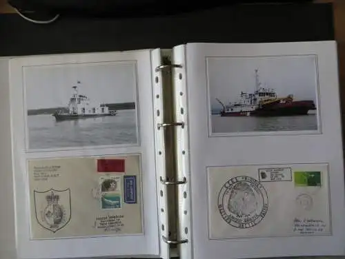 Schiffspost Sammlung USA USS Amerikanische Zerstörer ab den 30er Jahren riesige