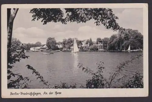 Berlin Friedrichshagen Spreeansicht Segelboote