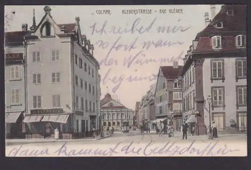 Ansichtskarte Colmar Deutsches Reich Kleberstrasse Küsnacht Zürich Schweiz