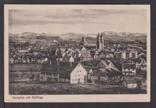 Ansichtskarte Kempten Allgäu Bayern 1925 München