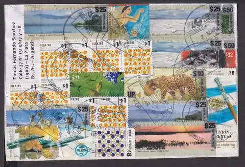 Briefmarken Argentinien Übersee Brief Block 2020 Sport Tiere