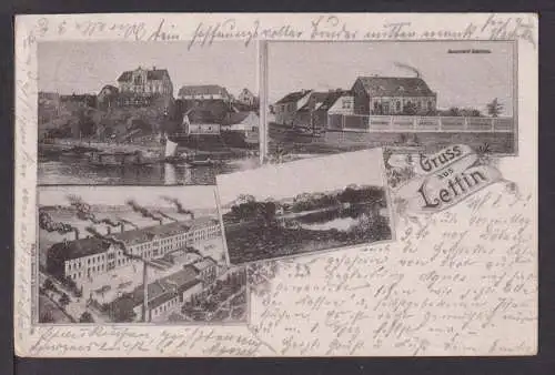 Ansichtskarte Lettin Sachsen-Anhalt 1909 Hannover Niedersachsen