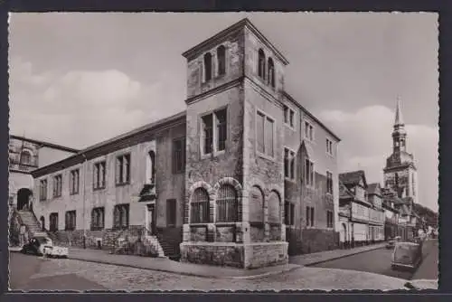 Ansichtskarte Wolfenbüttel Kanzleistrasse Koch sches Haus Kirche Niedersachsen