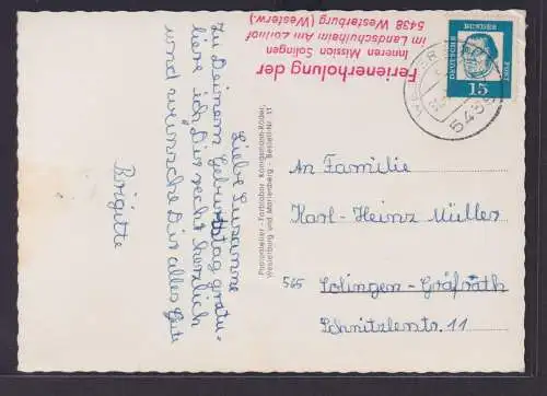 Ansichtskarte Westerburg Westerwald Rheinland Pfalz Stempel Ferienerholung