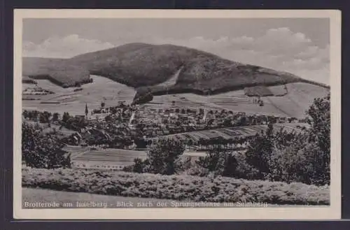 Ansichtskarte Brotterode Inselberg n. Makkleeberg Sprungschanze Seimberg