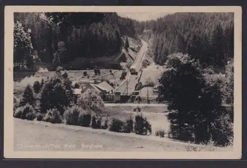 Ansichtskarte Oberweißbach Bergbahn Thüringer Wald Thüringen ab Unterweißbach