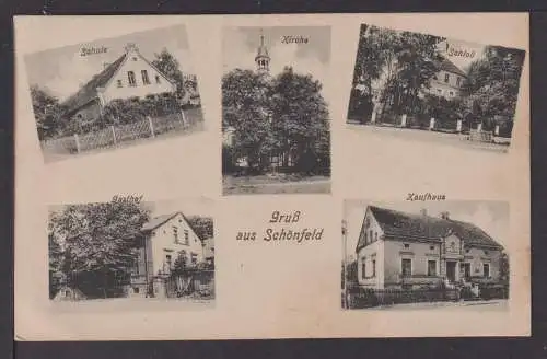 Ansichtskarte Schönfeld Brandenburg 1923 div Ansichten Lichterfelde