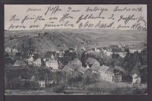 Ansichtskarte Adelsheim Baden-Württemberg 1909 Siegelsbach