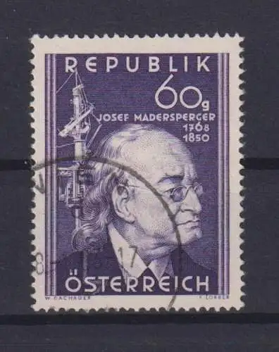 Briefmarken Österreich 951 Josef Madersperger Erfinder Nähmaschine gestempelt