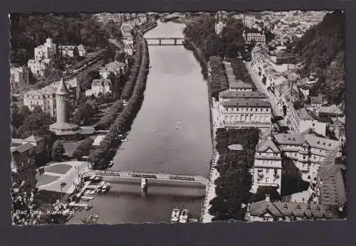 Ansichtskarte Bad Ems Rheinland Pfalz Fluss Lahn Kurviertel ungelaufen