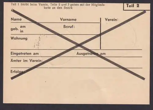 Briefmarken All. Besetzung Gemeinschaft SST Thum Volkskunst Ausstellung 1946