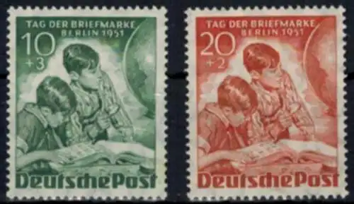 Berlin Tag der Briefmarke 80-81 Luxus postfrisch MNH Kat.-Wert 55,00