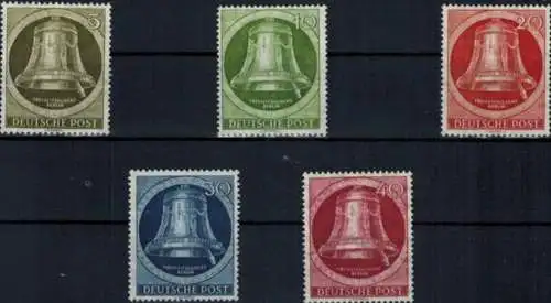 Berlin Freiheitsglocke II Klöppel rechts Luxus postfrisch MNH Kat.-Wert 110,00