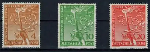 Berlin 88-90 Sport Olympia Vorolympia Luxus postfrisch MNH MNH Kat.-Wert 30,00