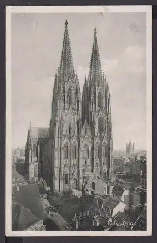 Ansichtskarte Köln NRW Dom 1923 Leipzig Sachsen