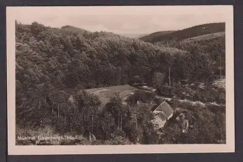 Ansichtskarte Eisenberg Thüringen Mühltal Pfarrmühle