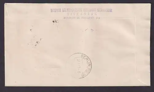 Flugpost R Brief Air Mail Ungarn Malev Budapest n Berlin 18 DDR 7.2.1959