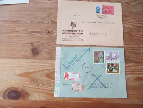 Bund Berlin inter. Lot von 16 frühen Briefen