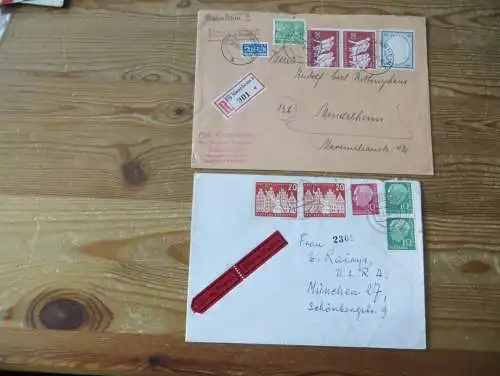 Bund Berlin inter. Lot von 16 frühen Briefen