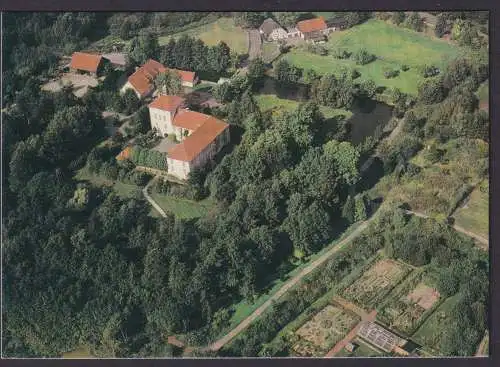 Ansichtskarte Bustedt b. Bünde Westfalen Biologiezentrum Medizin Wissenschaft