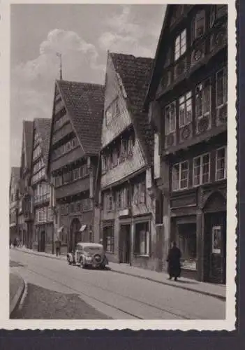 Ansichtskarte Osnabrück Niedersachsen Strasse Häuser Auto