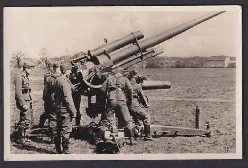 Ansichtskarte Soldaten Luftwaffe Flaggeschütz Deutsche Wehrmacht Driesen Verlag