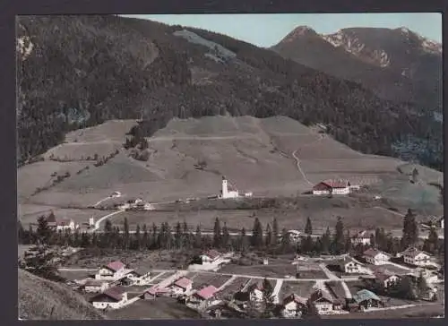 Ansichtskarte Weißbach Bayern Deutsche Alpenstrasse Totalansicht n. München