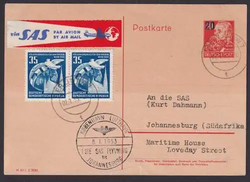 DDR Flugpost Privatganzsache P 42 Zudruck Lilienthal 90,00 € schon für normal