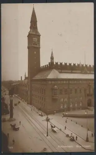 Dänemark Ansichtskarte Kopenhagen nach Berlin Pankow 16.4.1921