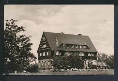 Ansichtskarte Falkenhain Erzgebirge Sachsen Haus Falkenhorst Großdalzig