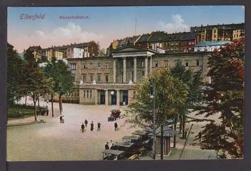 Ansichtskarte Elberfeld Wuppertal NRW Hauptbahnhof 1918 Hattingen