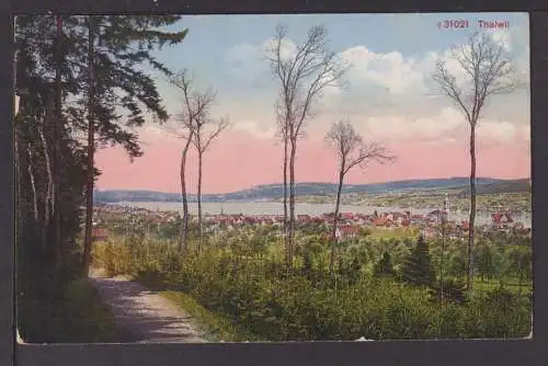 Ansichtskarte Thalwil Schweiz 1919 Schlieren bei Zürich