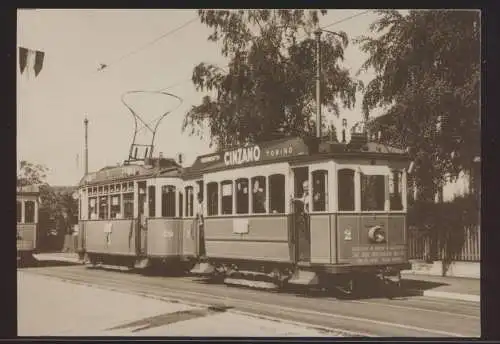 Eisenbahn Ansichtskarte Motorwagen 2 + 20 Nr. 1 Ce 2-2 1 und 2 Reklame Cincano