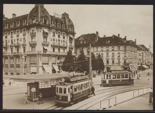 Eisenbahn Foto Ansichtskarte Tram Straßenbahn Motorwagen CE 2-2 12 + Ce 2-2 20