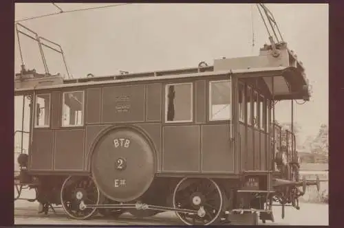 Eisenbahn Foto Ansichtskarte De 2-2 Nr. 2 Drehstromlokomotive Burgdorf Thunbahn