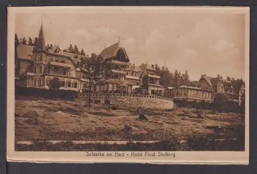 Ansichtskarte Schierke Harz Sachsen-Anhalt Hotel Fürst Stolberg