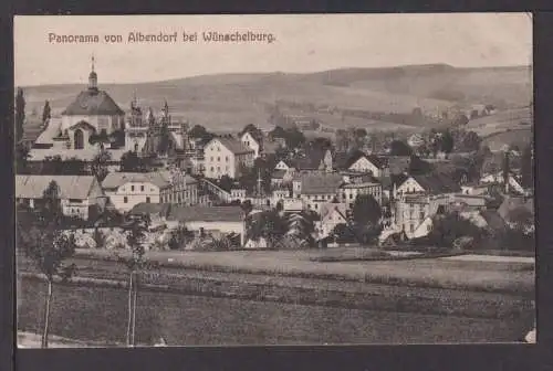 Ansichtskarte Albendorf Breslau Schlesien Ostgebiete Panorama