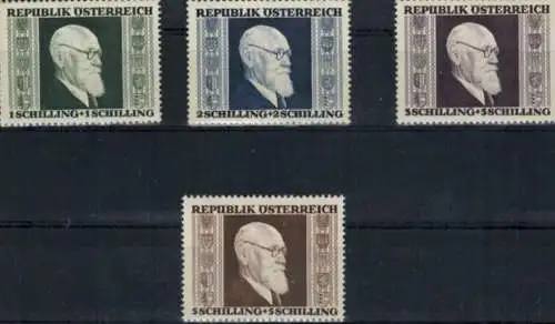 Österreich Renner Bundespräsident 772-775 komplett postfrisch MNH Kat 24,-