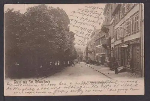 Ansichtskarte Bad Schwalbach Hessen 1902 London Großbritannien