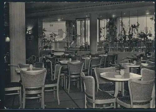 Ansichtskarte Bremen Konditorei Cafe Jansen Bahnhofstr.32 Innenansicht 22.4.1959