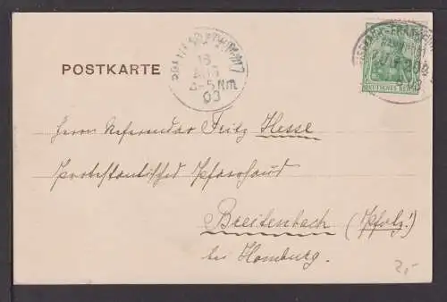 Ansichtskarte Soden Hessen 1903 Breitenbach Rheinland-Pfalz