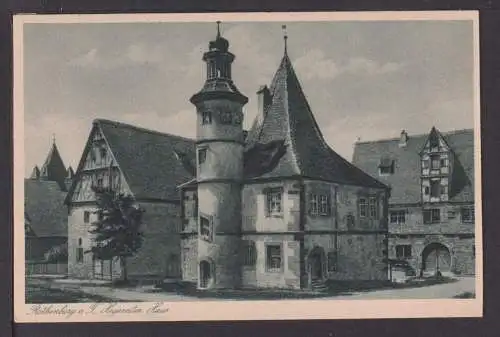 Ansichtskarte Rothenburg o.T. Bayern Hegereiter Haus