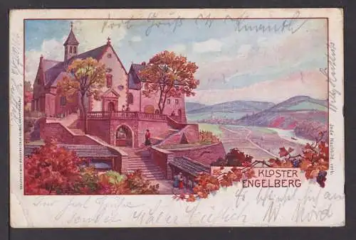 Ansichtskarte Kloster Engelberg ob d Main Bayern 1903 Mannheim Baden-Württenberg